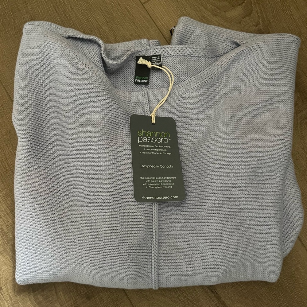Shannon PasseroCanada Gemma Rejuvenate Pullover Medium Lavender Cotton Lagenlook - Picture 7 of 11
